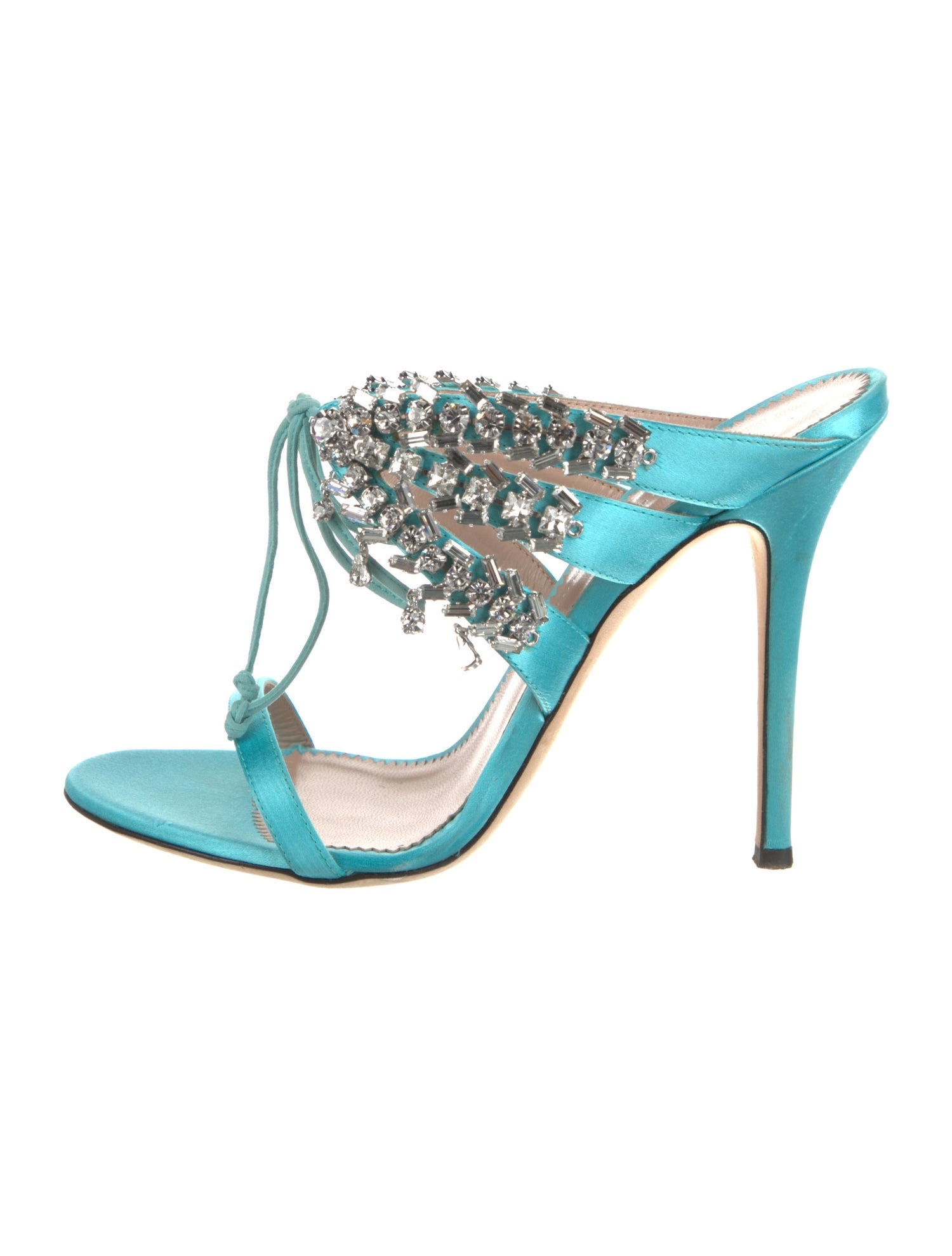 Giuseppe Zanotti Satin Slides